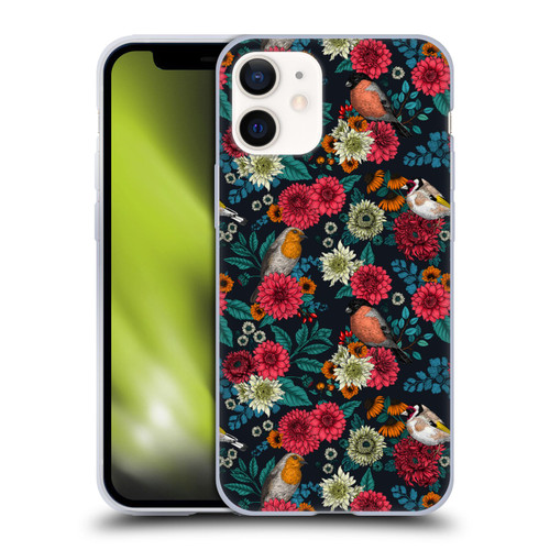 Katerina Kirilova Graphics Garden Birds Soft Gel Case for Apple iPhone 12 Mini