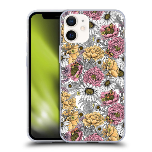 Katerina Kirilova Graphics Garden Bouquet Soft Gel Case for Apple iPhone 12 Mini