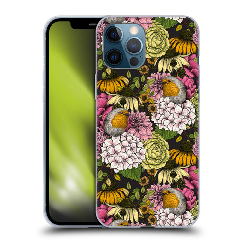 Katerina Kirilova Graphics Robins In The Garden Soft Gel Case for Apple iPhone 12 Pro Max