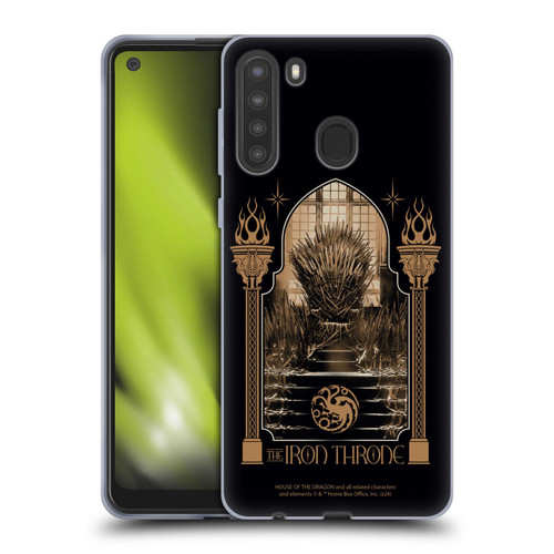House Of The Dragon: Television Series Season 2 Graphics The Iron Throne Soft Gel Case for Samsung Galaxy A21 (2020)