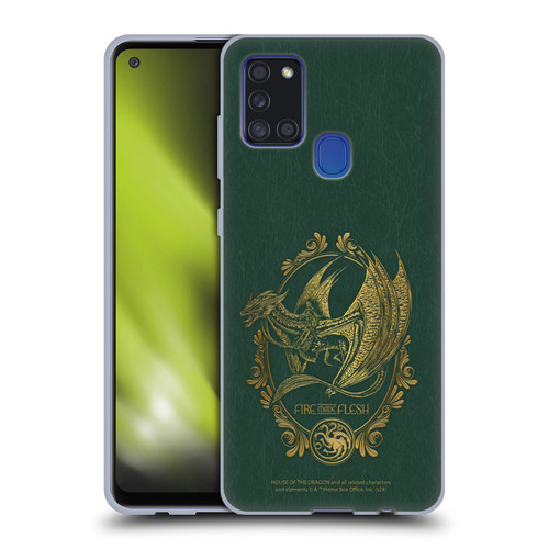 House Of The Dragon: Television Series Season 2 Graphics Fire Made Flesh Soft Gel Case for Samsung Galaxy A21s (2020)