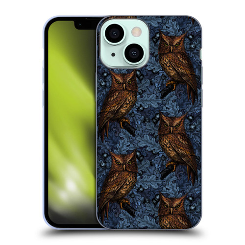 Katerina Kirilova Graphics Night Owls Soft Gel Case for Apple iPhone 13 Mini