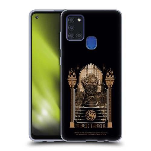 House Of The Dragon: Television Series Season 2 Graphics The Iron Throne Soft Gel Case for Samsung Galaxy A21s (2020)