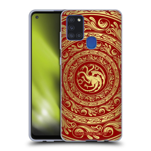 House Of The Dragon: Television Series Season 2 Graphics Targaryen Logo Soft Gel Case for Samsung Galaxy A21s (2020)