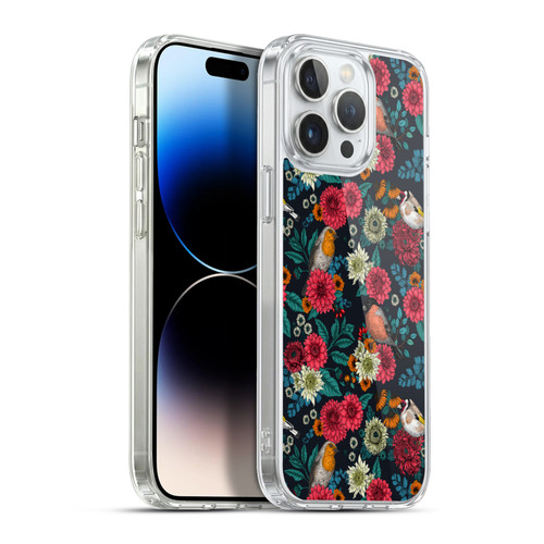 Katerina Kirilova Graphics Garden Birds Soft Gel Case for Apple iPhone 13 Pro Max & MagSafe