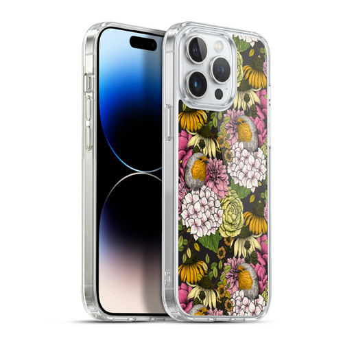 Katerina Kirilova Graphics Robins In The Garden Soft Gel Case for Apple iPhone 13 Pro Max & MagSafe
