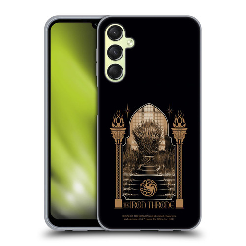 House Of The Dragon: Television Series Season 2 Graphics The Iron Throne Soft Gel Case for Samsung Galaxy A24 4G / Galaxy M34 5G