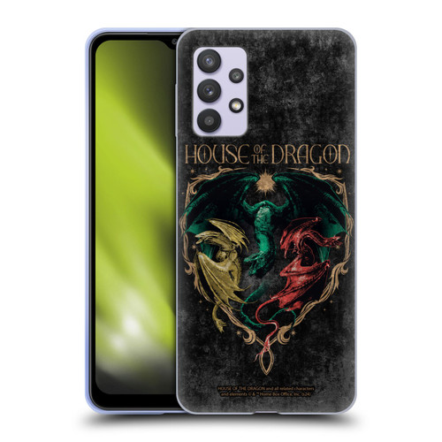 House Of The Dragon: Television Series Season 2 Graphics Dragons Soft Gel Case for Samsung Galaxy A32 5G / M32 5G (2021)
