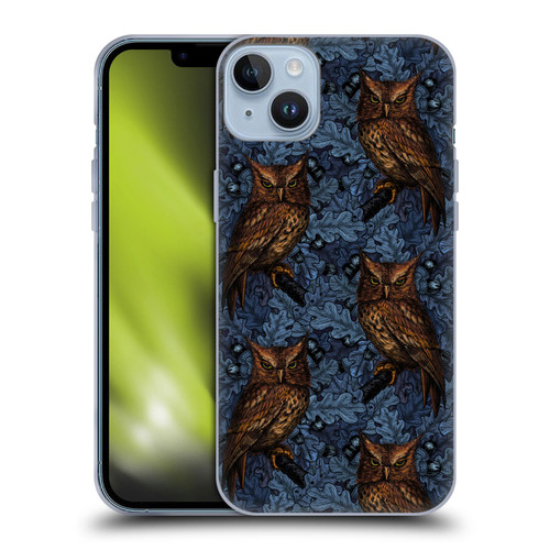 Katerina Kirilova Graphics Night Owls Soft Gel Case for Apple iPhone 14 Plus