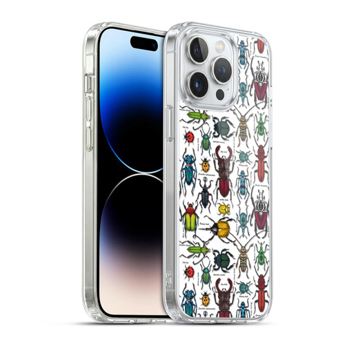Katerina Kirilova Graphics Beetles Soft Gel Case for Apple iPhone 14 Pro Max & MagSafe