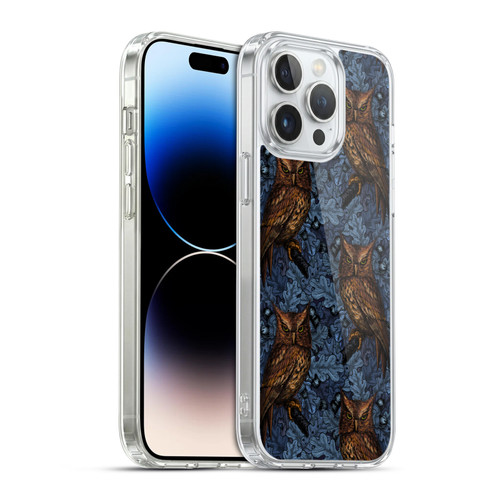 Katerina Kirilova Graphics Night Owls Soft Gel Case for Apple iPhone 14 Pro Max & MagSafe