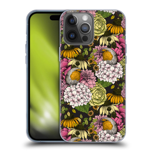 Katerina Kirilova Graphics Robins In The Garden Soft Gel Case for Apple iPhone 14 Pro Max