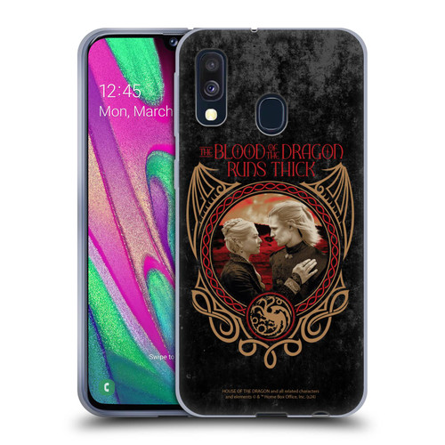 House Of The Dragon: Television Series Season 2 Graphics Blood Of The Dragon Soft Gel Case for Samsung Galaxy A40 (2019)