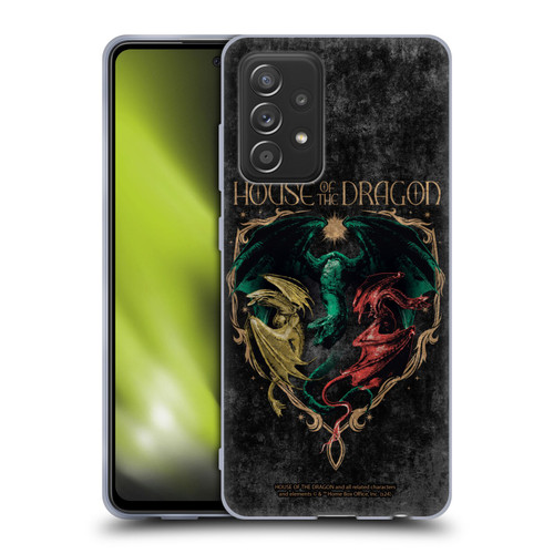 House Of The Dragon: Television Series Season 2 Graphics Dragons Soft Gel Case for Samsung Galaxy A52 / A52s / 5G (2021)