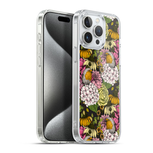 Katerina Kirilova Graphics Robins In The Garden Soft Gel Case for Apple iPhone 15 Pro Max & MagSafe