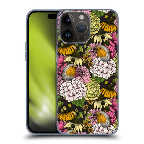 Katerina Kirilova Graphics Robins In The Garden Soft Gel Case for Apple iPhone 15 Pro Max