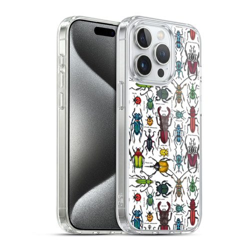 Katerina Kirilova Graphics Beetles Soft Gel Case for Apple iPhone 15 Pro & MagSafe