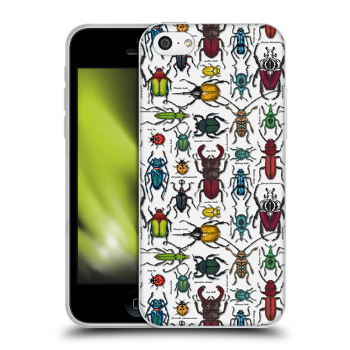 Katerina Kirilova Graphics Beetles Soft Gel Case for Apple iPhone 5c