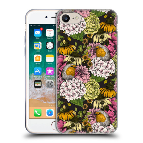 Katerina Kirilova Graphics Robins In The Garden Soft Gel Case for Apple iPhone 7 / 8 / SE 2020 & 2022