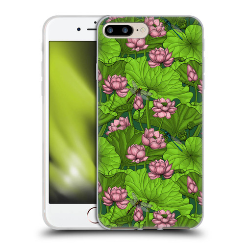 Katerina Kirilova Graphics Lotus Garden Soft Gel Case for Apple iPhone 7 Plus / iPhone 8 Plus