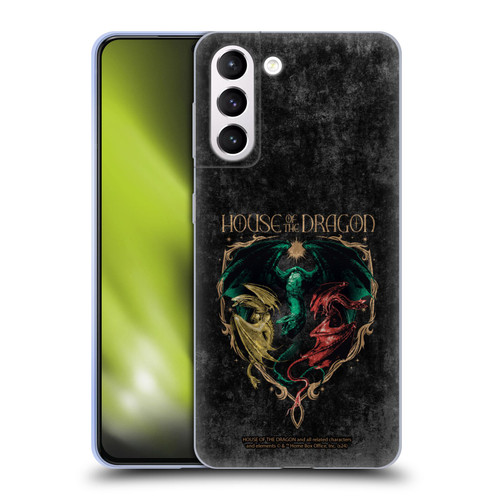 House Of The Dragon: Television Series Season 2 Graphics Dragons Soft Gel Case for Samsung Galaxy S21+ 5G