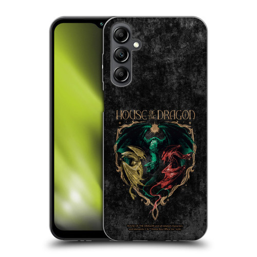 House Of The Dragon: Television Series Season 2 Graphics Dragons Soft Gel Case for Samsung Galaxy M14 5G