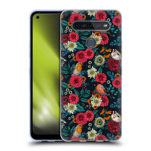 Katerina Kirilova Graphics Garden Birds Soft Gel Case for LG K51S