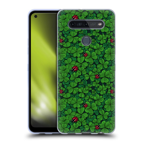 Katerina Kirilova Graphics The Lucky Clover Soft Gel Case for LG K51S