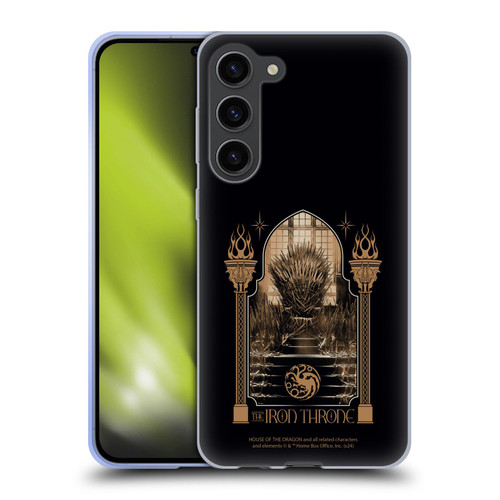 House Of The Dragon: Television Series Season 2 Graphics The Iron Throne Soft Gel Case for Samsung Galaxy S23+ 5G