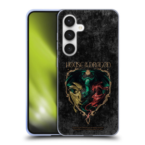 House Of The Dragon: Television Series Season 2 Graphics Dragons Soft Gel Case for Samsung Galaxy S24 5G