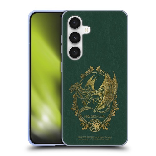 House Of The Dragon: Television Series Season 2 Graphics Fire Made Flesh Soft Gel Case for Samsung Galaxy S24 5G