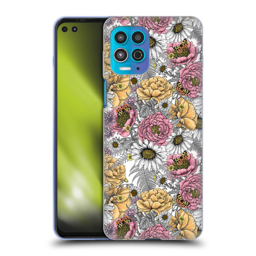 Katerina Kirilova Graphics Garden Bouquet Soft Gel Case for Motorola Moto G100