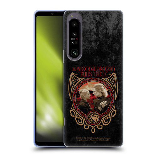House Of The Dragon: Television Series Season 2 Graphics Blood Of The Dragon Soft Gel Case for Sony Xperia 1 IV