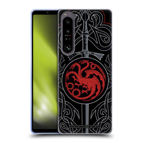 House Of The Dragon: Television Series Season 2 Graphics Daemon Targaryen Sword Soft Gel Case for Sony Xperia 1 IV