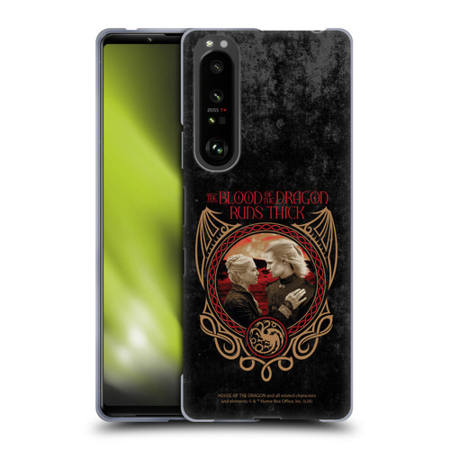 House Of The Dragon: Television Series Season 2 Graphics Blood Of The Dragon Soft Gel Case for Sony Xperia 1 III