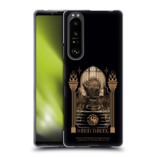 House Of The Dragon: Television Series Season 2 Graphics The Iron Throne Soft Gel Case for Sony Xperia 1 III