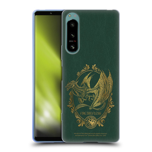 House Of The Dragon: Television Series Season 2 Graphics Fire Made Flesh Soft Gel Case for Sony Xperia 5 IV