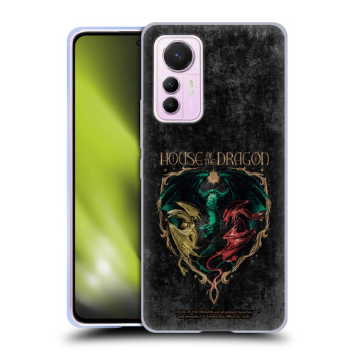 House Of The Dragon: Television Series Season 2 Graphics Dragons Soft Gel Case for Xiaomi 12 Lite
