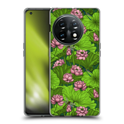 Katerina Kirilova Graphics Lotus Garden Soft Gel Case for OnePlus 11 5G
