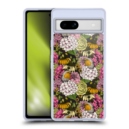 Katerina Kirilova Graphics Robins In The Garden Soft Gel Case for Google Pixel 7a