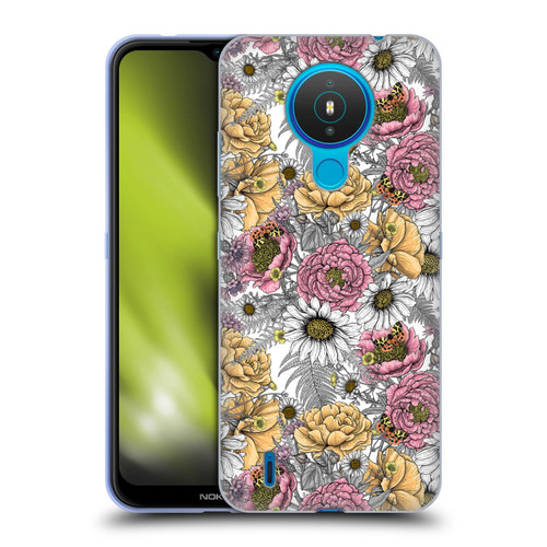 Katerina Kirilova Graphics Garden Bouquet Soft Gel Case for Nokia 1.4