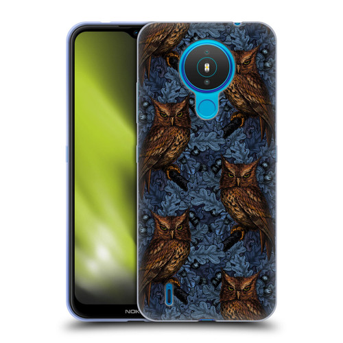 Katerina Kirilova Graphics Night Owls Soft Gel Case for Nokia 1.4