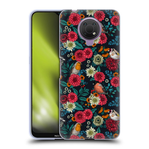 Katerina Kirilova Graphics Garden Birds Soft Gel Case for Nokia G10