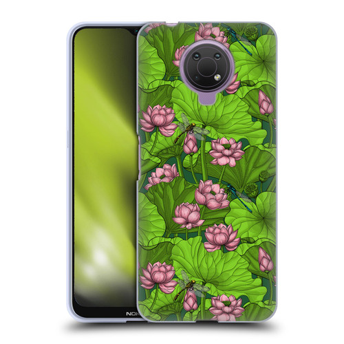 Katerina Kirilova Graphics Lotus Garden Soft Gel Case for Nokia G10