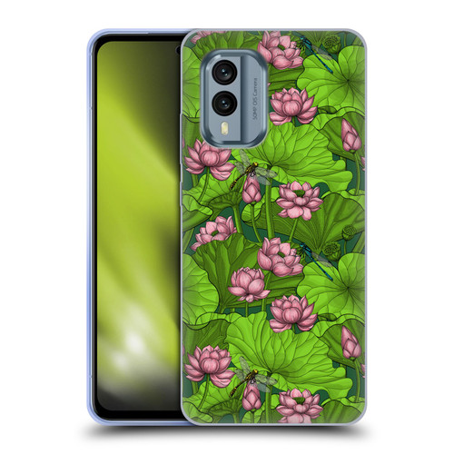 Katerina Kirilova Graphics Lotus Garden Soft Gel Case for Nokia X30