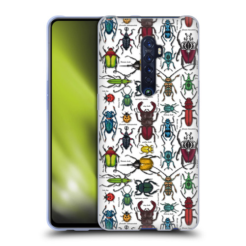 Katerina Kirilova Graphics Beetles Soft Gel Case for OPPO Reno 2