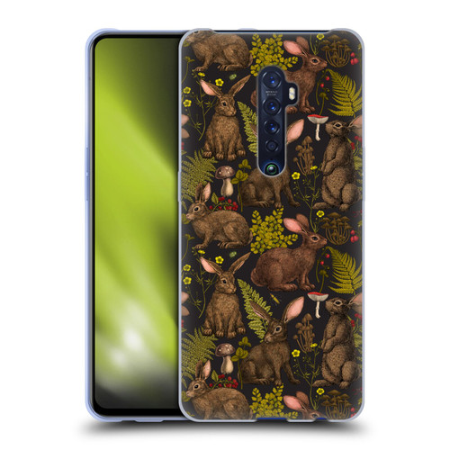 Katerina Kirilova Graphics Rabbits Soft Gel Case for OPPO Reno 2