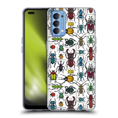 Katerina Kirilova Graphics Beetles Soft Gel Case for OPPO Reno 4 5G