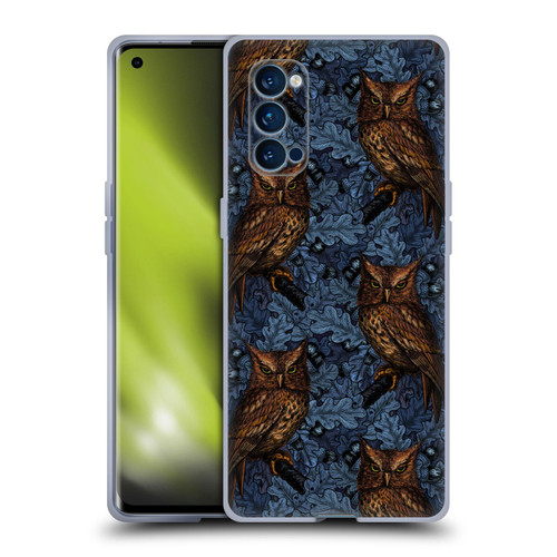 Katerina Kirilova Graphics Night Owls Soft Gel Case for OPPO Reno 4 Pro 5G