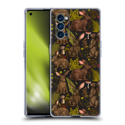 Katerina Kirilova Graphics Rabbits Soft Gel Case for OPPO Reno 4 Pro 5G